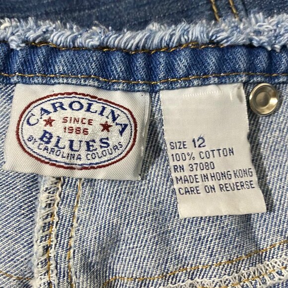 Carolina Blues Embellished Womens Jeans Size 12 Hippie Boho Patchwork Vintage - Picture 5 of 7